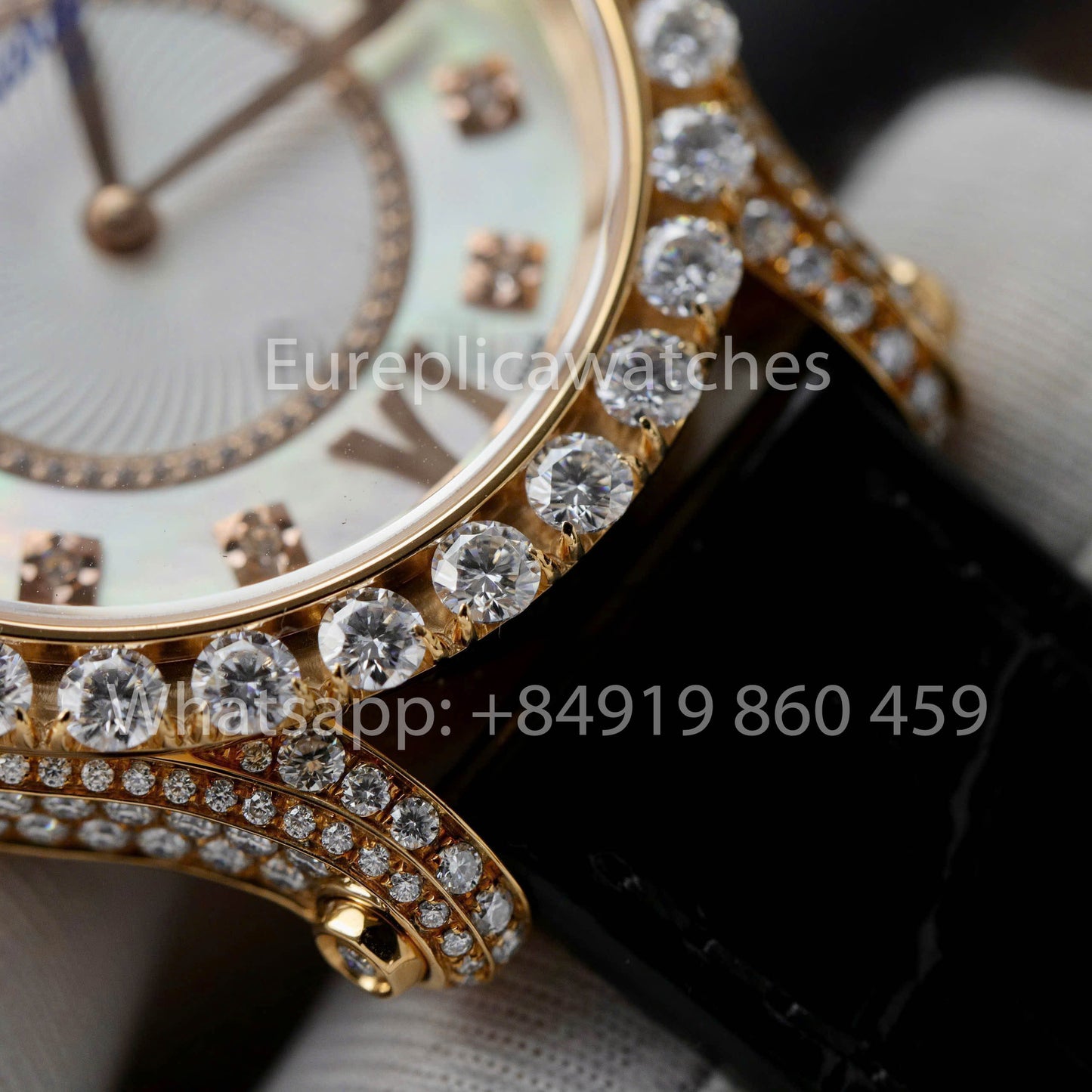 Chopard Happy Sport 274809-5001 Joaillerie 1:1 Best Clone Custom Moissanite and gold