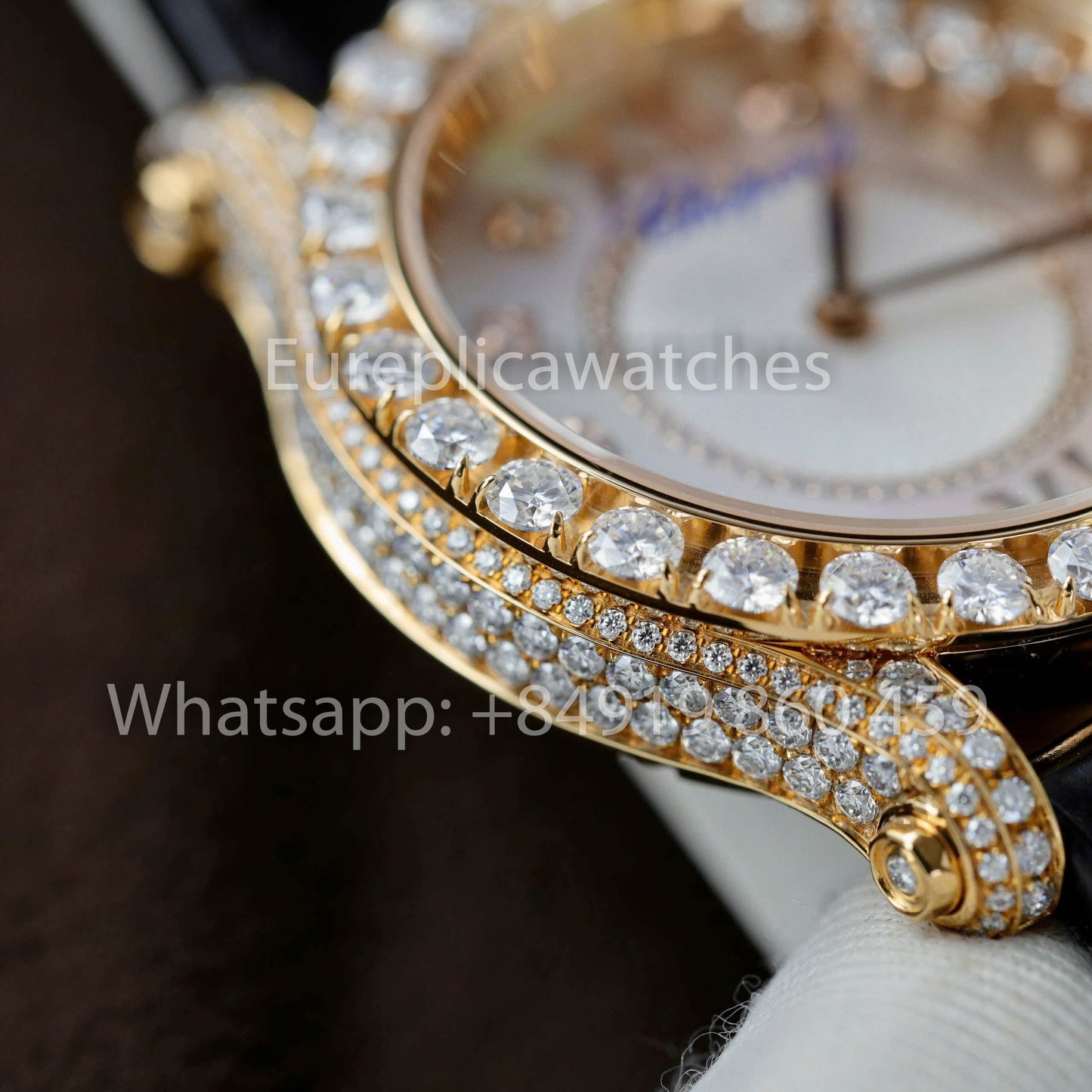 Chopard Happy Sport 274809-5001 Joaillerie 1:1 Best Clone Custom Moissanite and gold