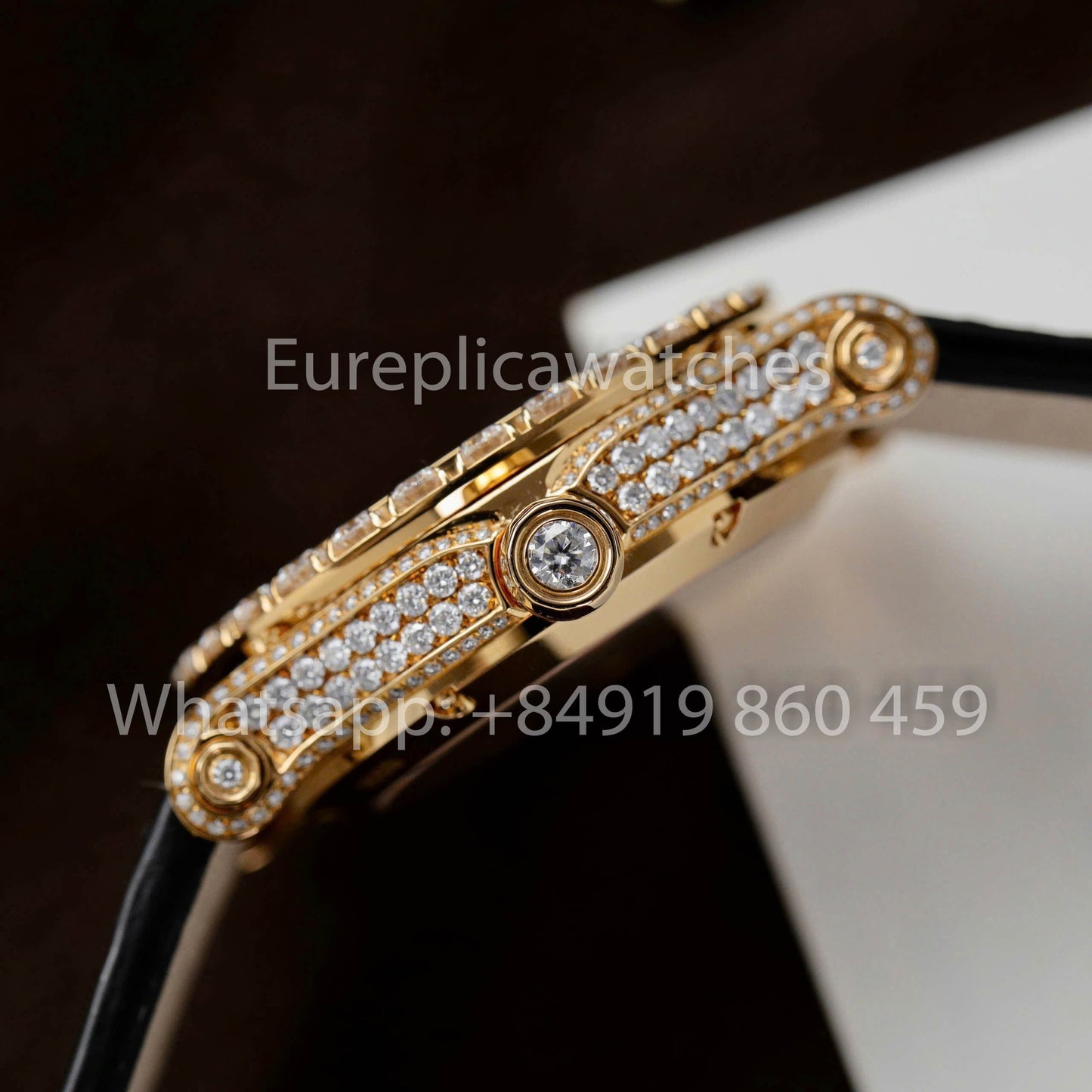 Chopard Happy Sport 274809-5001 Joaillerie 1:1 Best Clone Custom Moissanite and gold