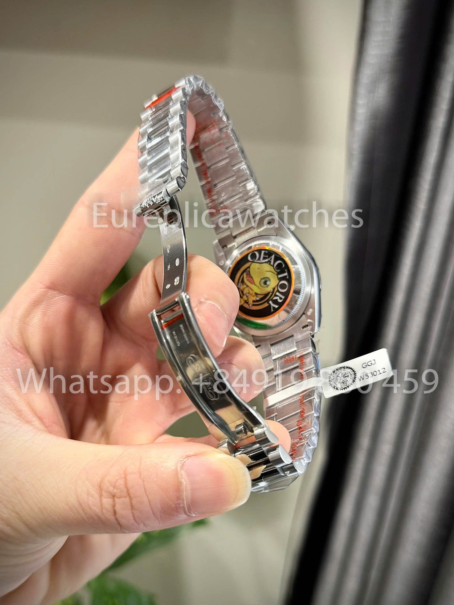 Rolex Day-Date 36 Ref: m128396tbr-0006 Platium 1:1 Best Clone QF Fabbrica Custom Watch