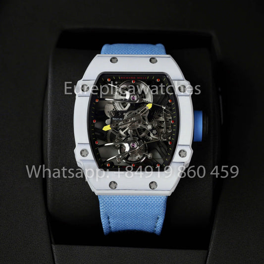 Richard Mille RM27-02 Rafael Nadal Tourbillon 1:1 Best Edition RM Fabbrica Blue cinturino