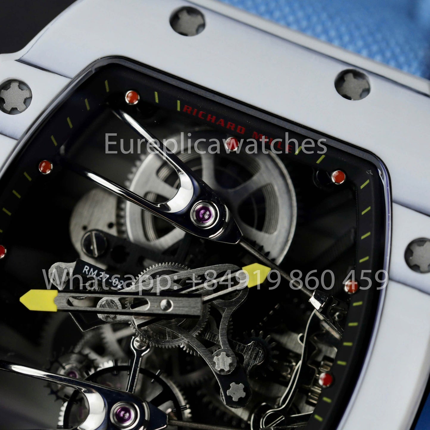 Richard Mille RM27-02 Rafael Nadal Tourbillon 1:1 Best Edition RM Fabbrica Blue cinturino