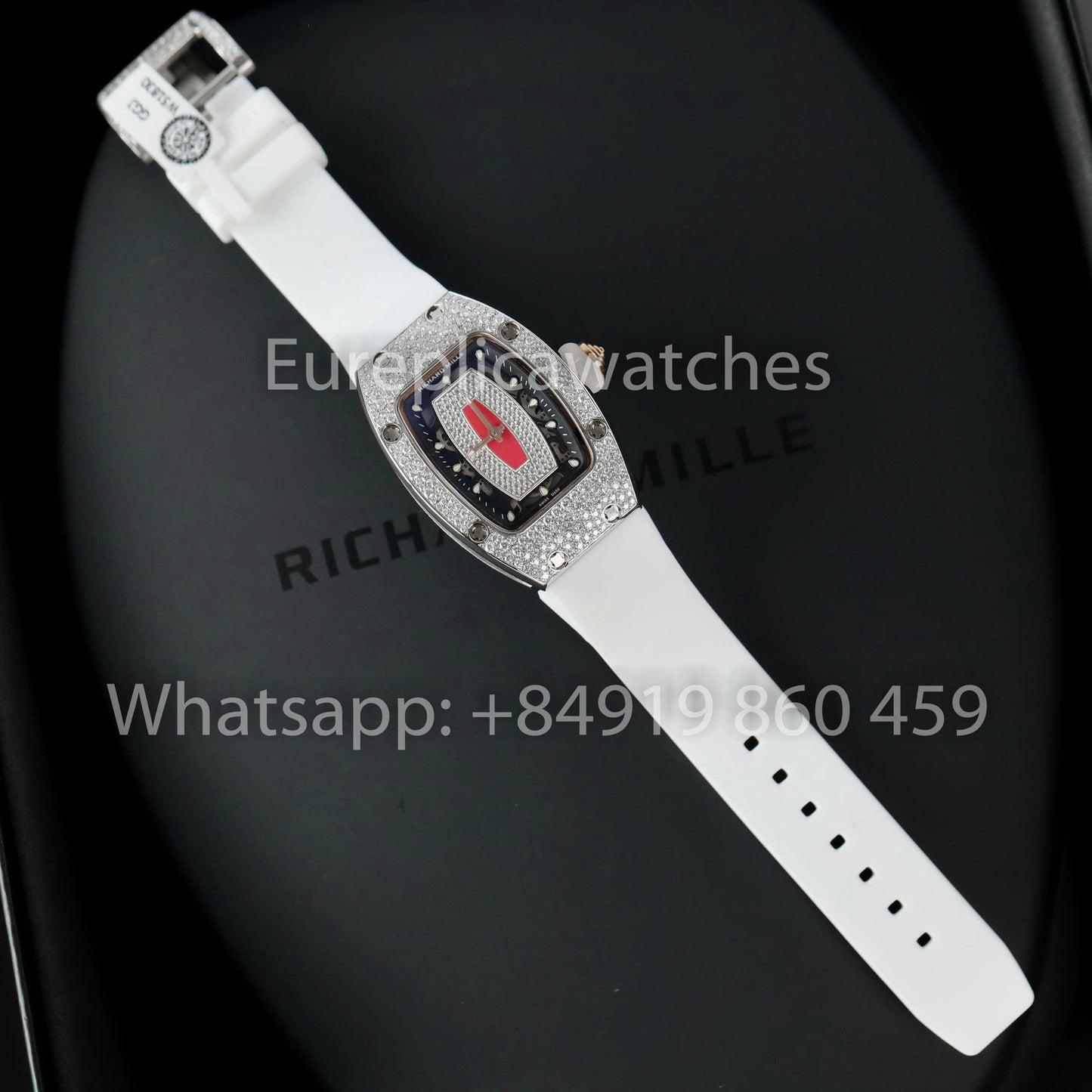 Richard Mille RM 07-01 1:1 Best Clone RM Fabbrica Custom Moissanite Case Silver