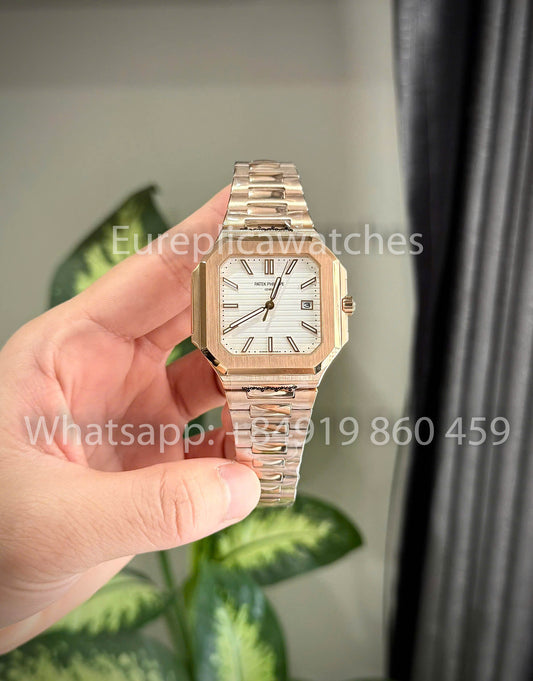 Patek Philippe Cubitus Series 5821 Rose Gold White Dial versione migliore 1:1 PPF Fabbrica