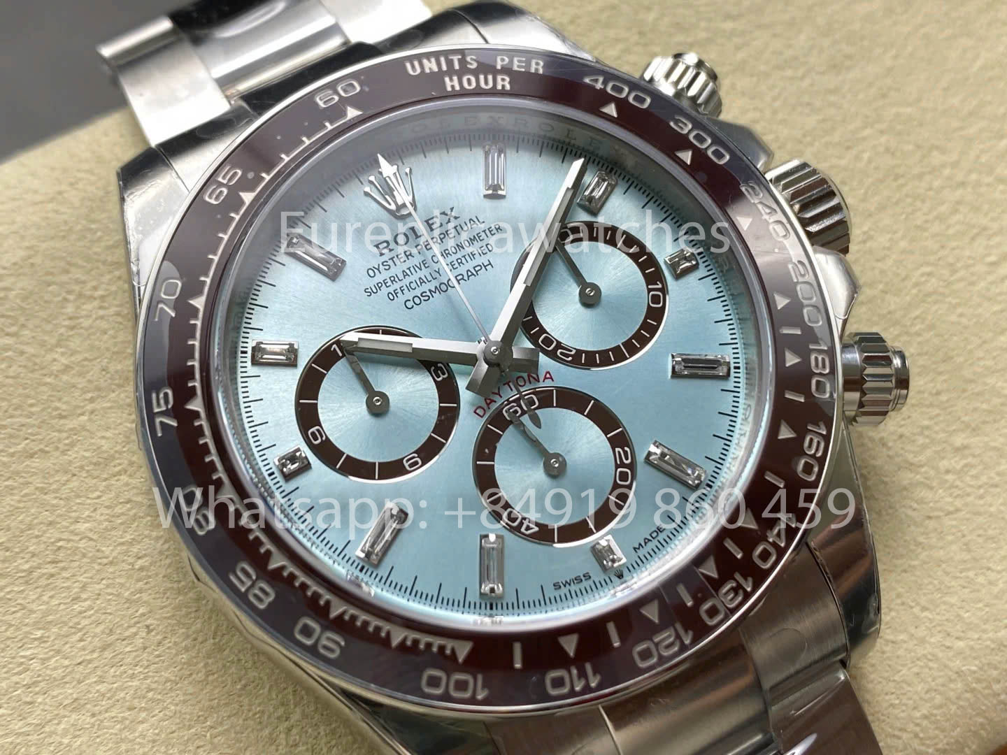 Rolex Cosmograph Daytona m126506-0002 Melhor Clone VS Fabrica V2 Peso Combinando Artesanato