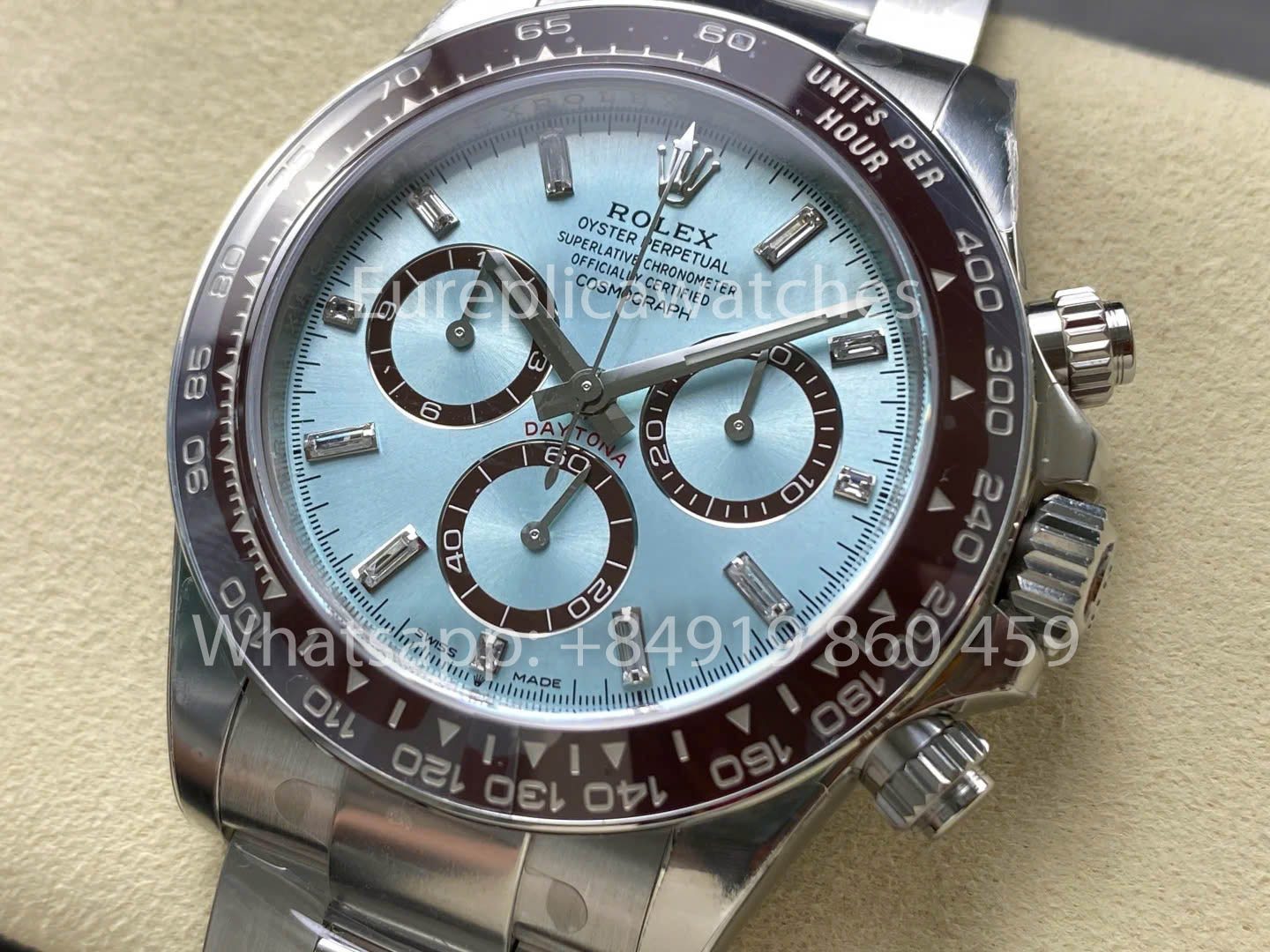 Rolex Cosmograph Daytona m126506-0002 Melhor Clone VS Fabrica V2 Peso Combinando Artesanato