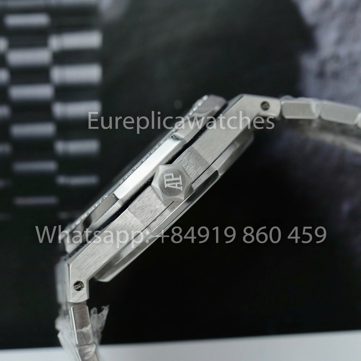Audemars Piguet 15451ST.ZZ.1256ST.03 Custom Watch 1:1 Best Clone Moissanite lunetta
