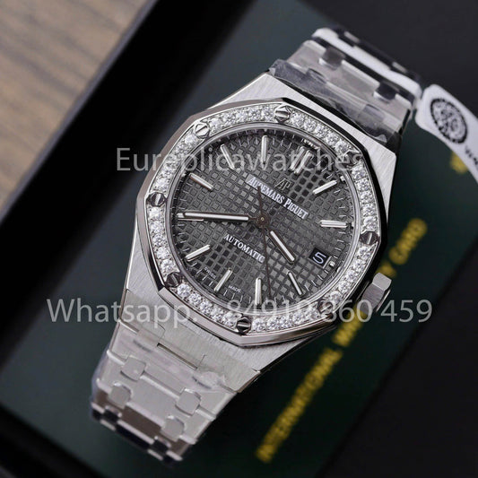 Audemars Piguet 15451ST.ZZ.1256ST.01 Custom Watch 1:1 Best Clone Moissanite lunetta