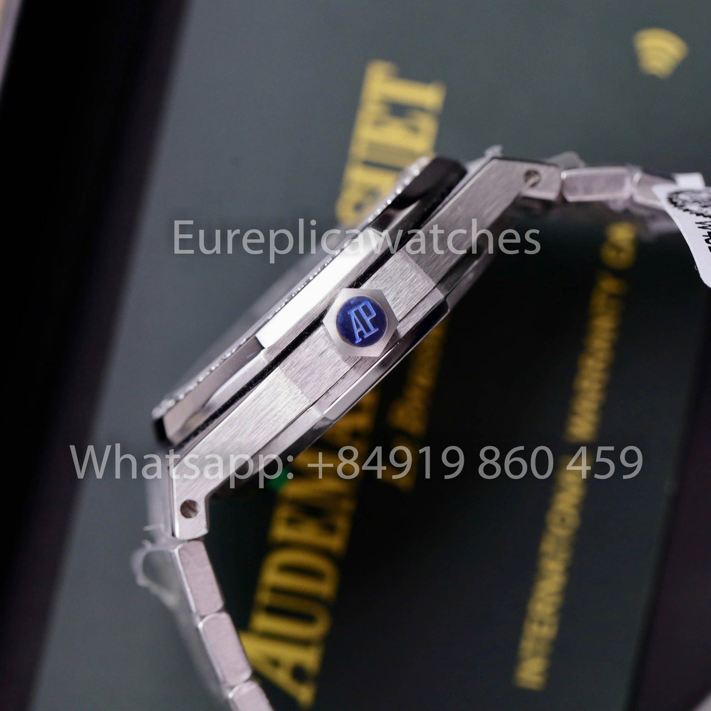 Audemars Piguet 15451ST.ZZ.1256ST.01 Custom Watch 1:1 Best Clone Moissanite lunetta