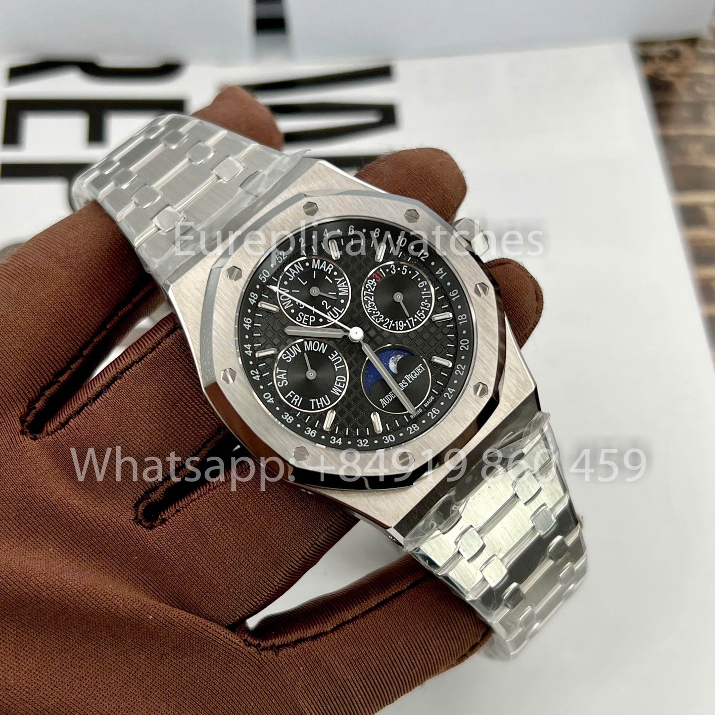 Audemars Piguet Royal Oak 26574ST quadrante nero 1:1 Best Clone APS Fabbrica