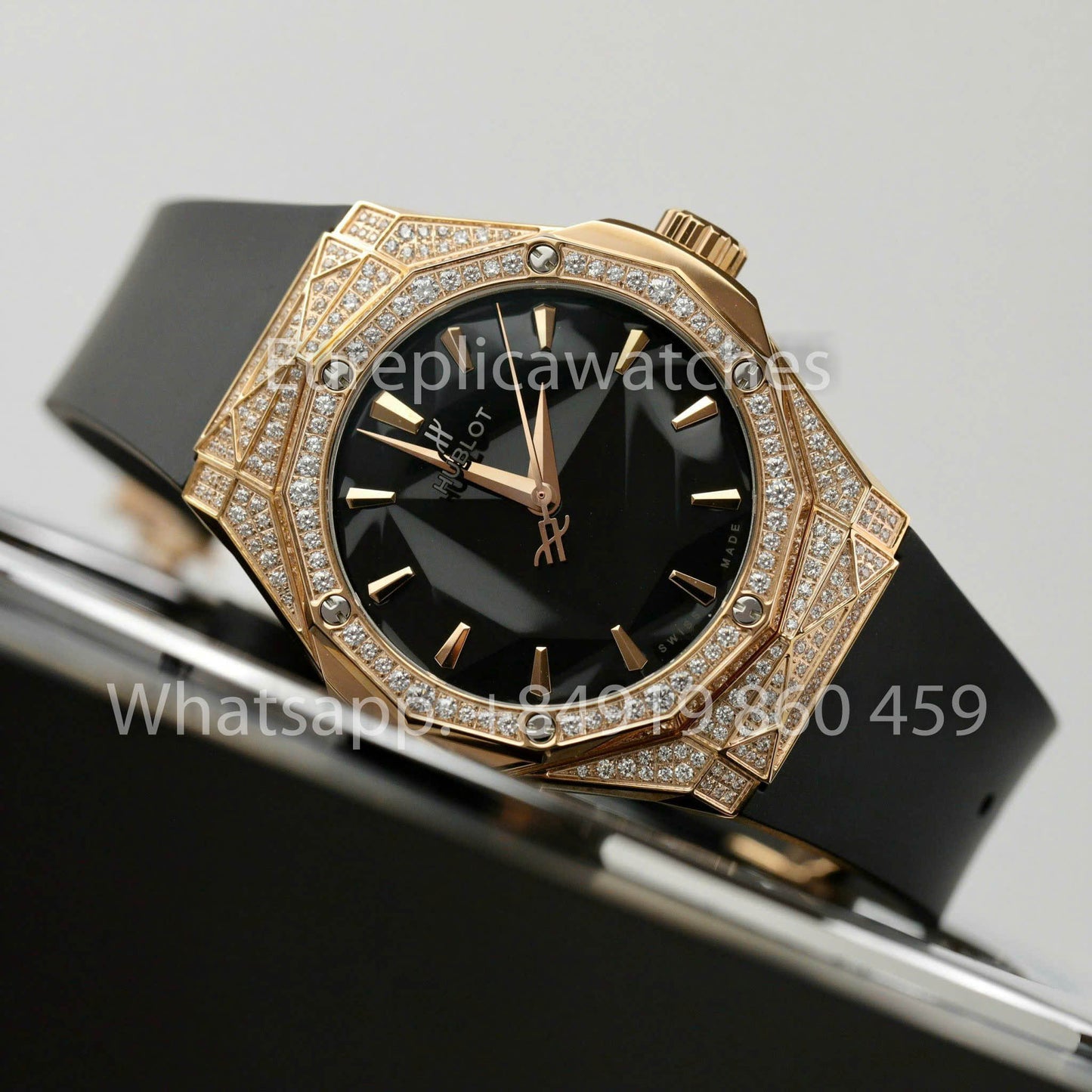 HUBLOT CLASSIC FUSION ORLINSKI 40mm Custom Moissanite Stone 1:1 Best Clone