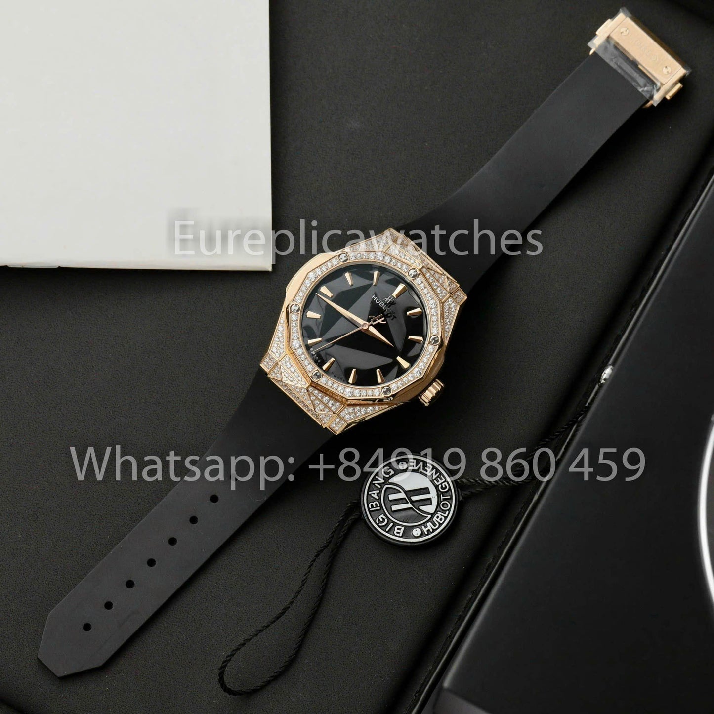 HUBLOT CLASSIC FUSION ORLINSKI 40mm Custom Moissanite Stone 1:1 Best Clone