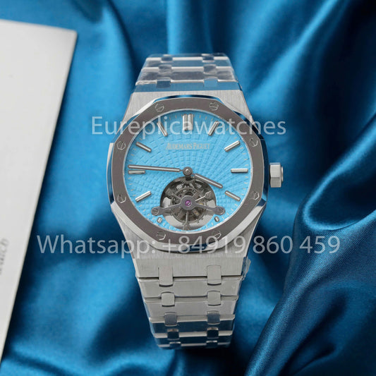 Audemars Piguet Royal Oak Tourbillon 26530PT.OO.1220PT.01 1:1 Best Edition R8 Fabbrica Blue Dial