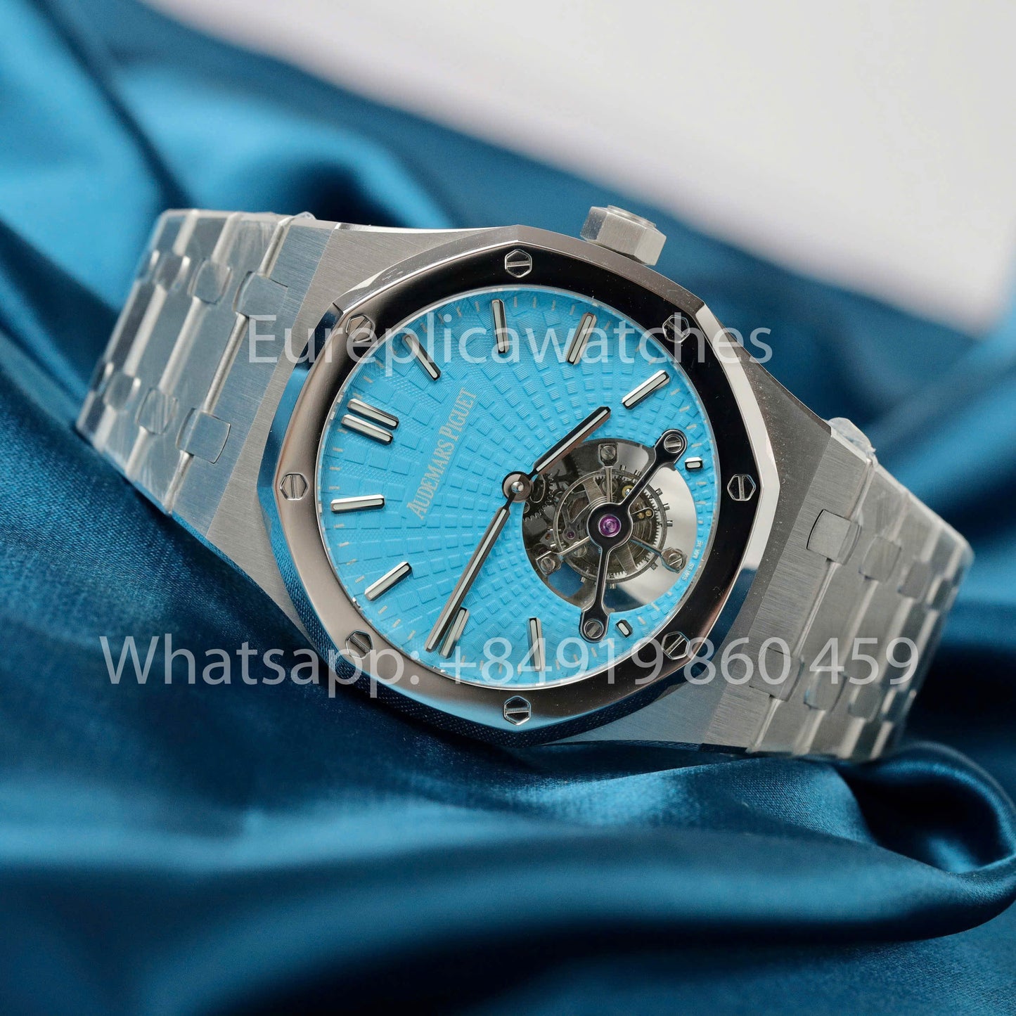 Audemars Piguet Royal Oak Tourbillon 26530PT.OO.1220PT.01 1:1 Best Edition R8 Fabbrica Blue Dial