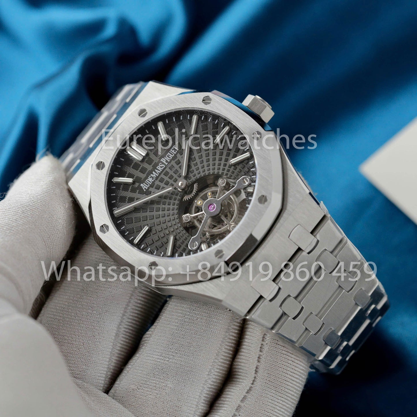 Audemars Piguet Royal Oak Tourbillon 26530TI.OO.1220TI.01 1:1 Best Edition R8 Fabbrica Dark Grey Dial