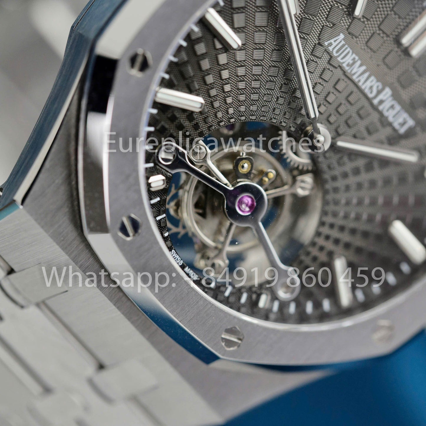 Audemars Piguet Royal Oak Tourbillon 26530TI.OO.1220TI.01 1:1 Best Edition R8 Fabbrica Dark Grey Dial