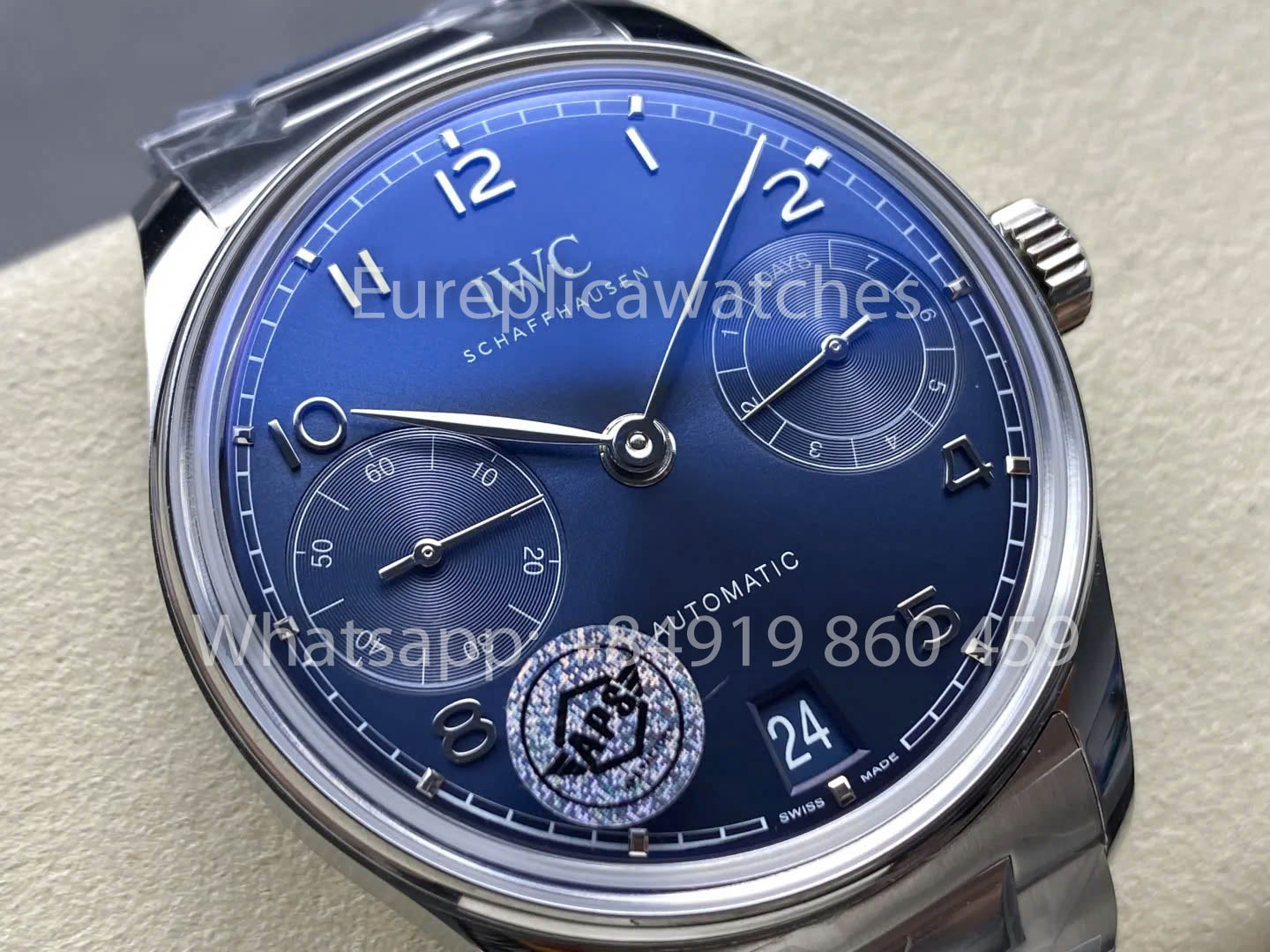 IWC Portuguese IW501704 Fabbrica 1:1 Best Clone Watch quadrante blu