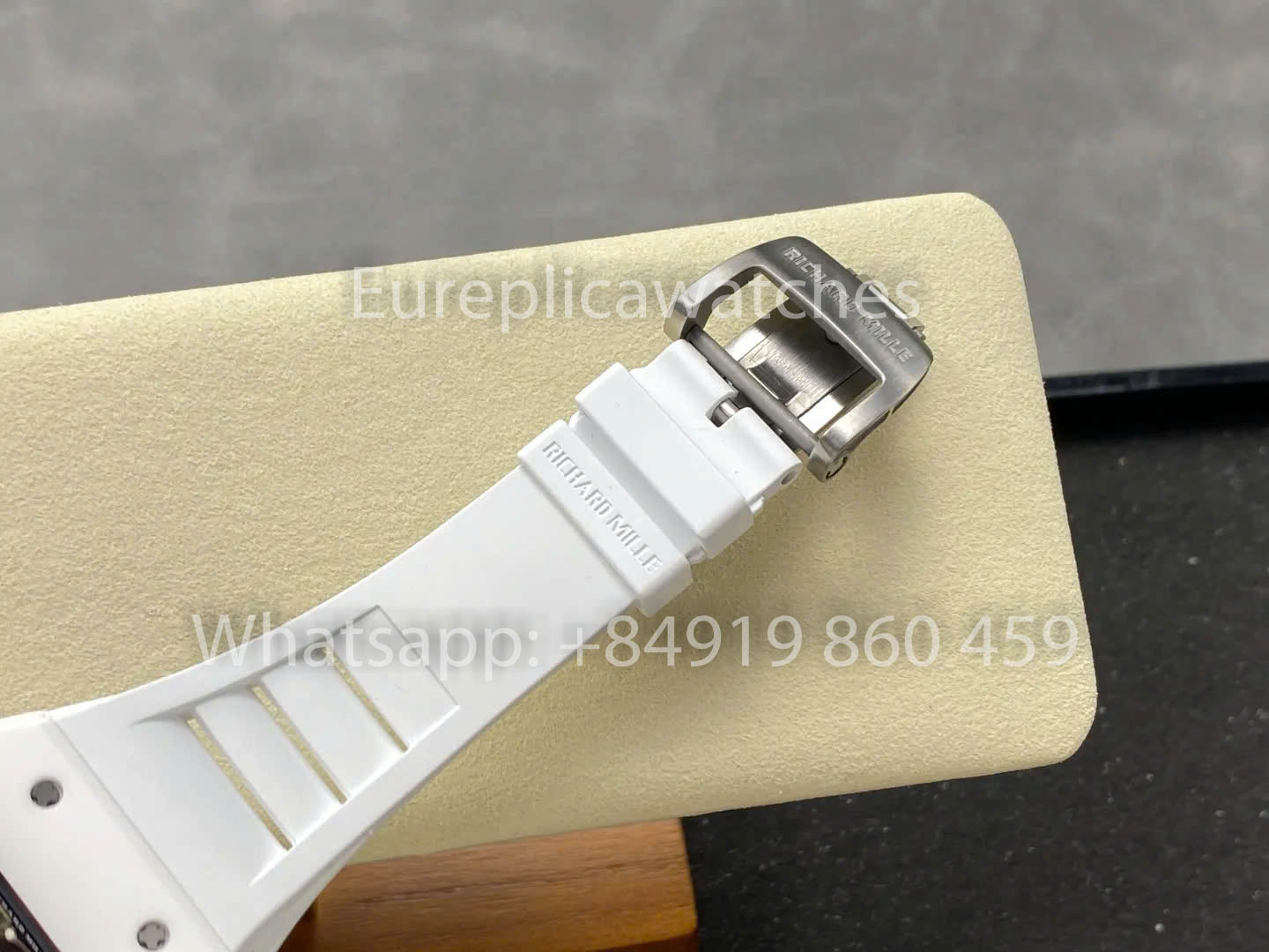 RICHARD MILLE RM055 Bianco ceramica Cassa 1:1 Best Clone APS Fabbrica Bianco cinturino