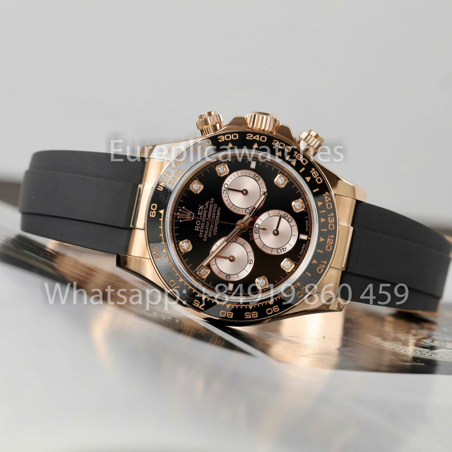 Rolex Cosmograph Daytona m126515LN Custom Watch 1:1 Best Clone VS Fabbrica 18k Rosa Oro plated