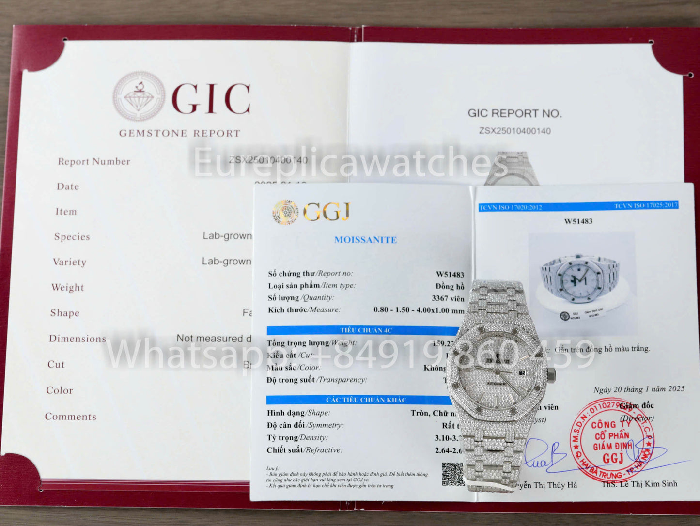 Audemars Piguet Royal Oak 15400ST 1:1 Best Edition ZF Fabbrica Custom Moissanite Stone