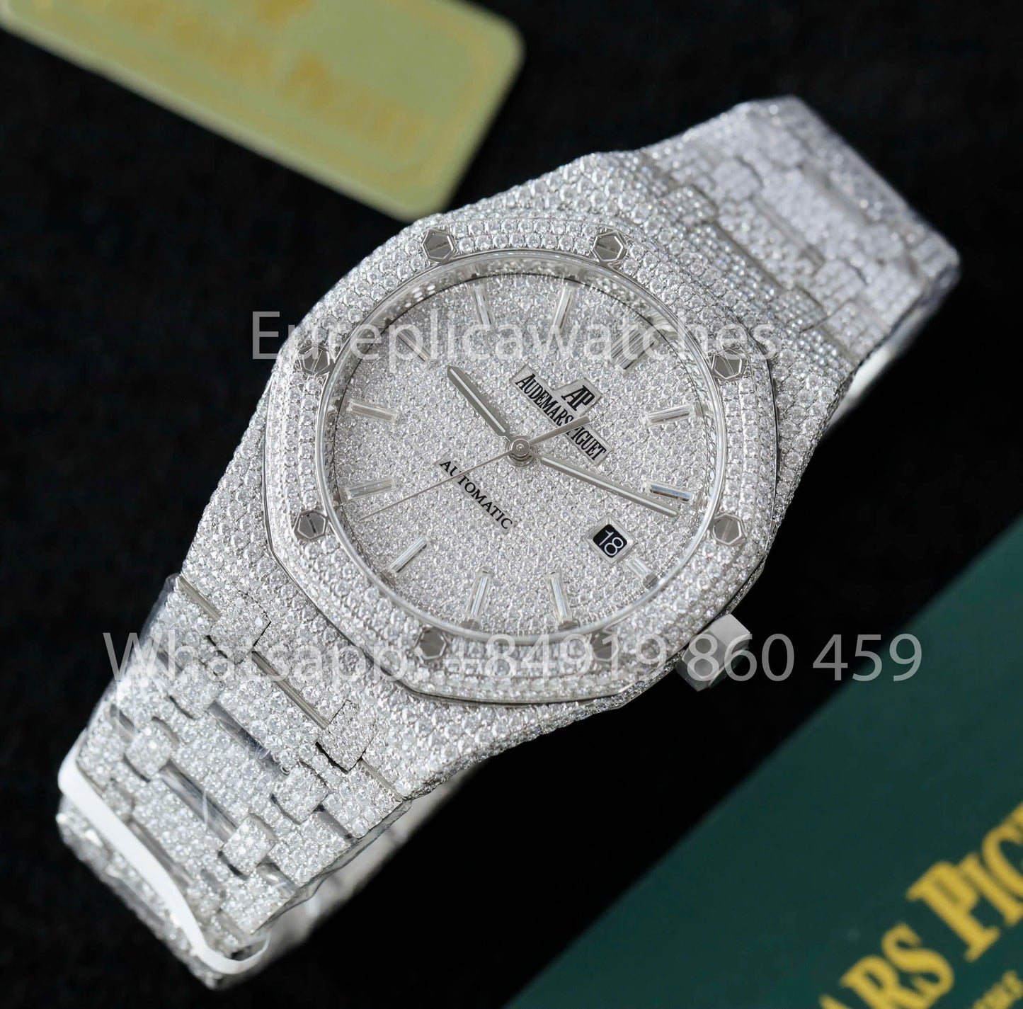 Audemars Piguet Royal Oak 15400ST 1:1 Best Edition ZF Fabbrica Custom Moissanite Stone