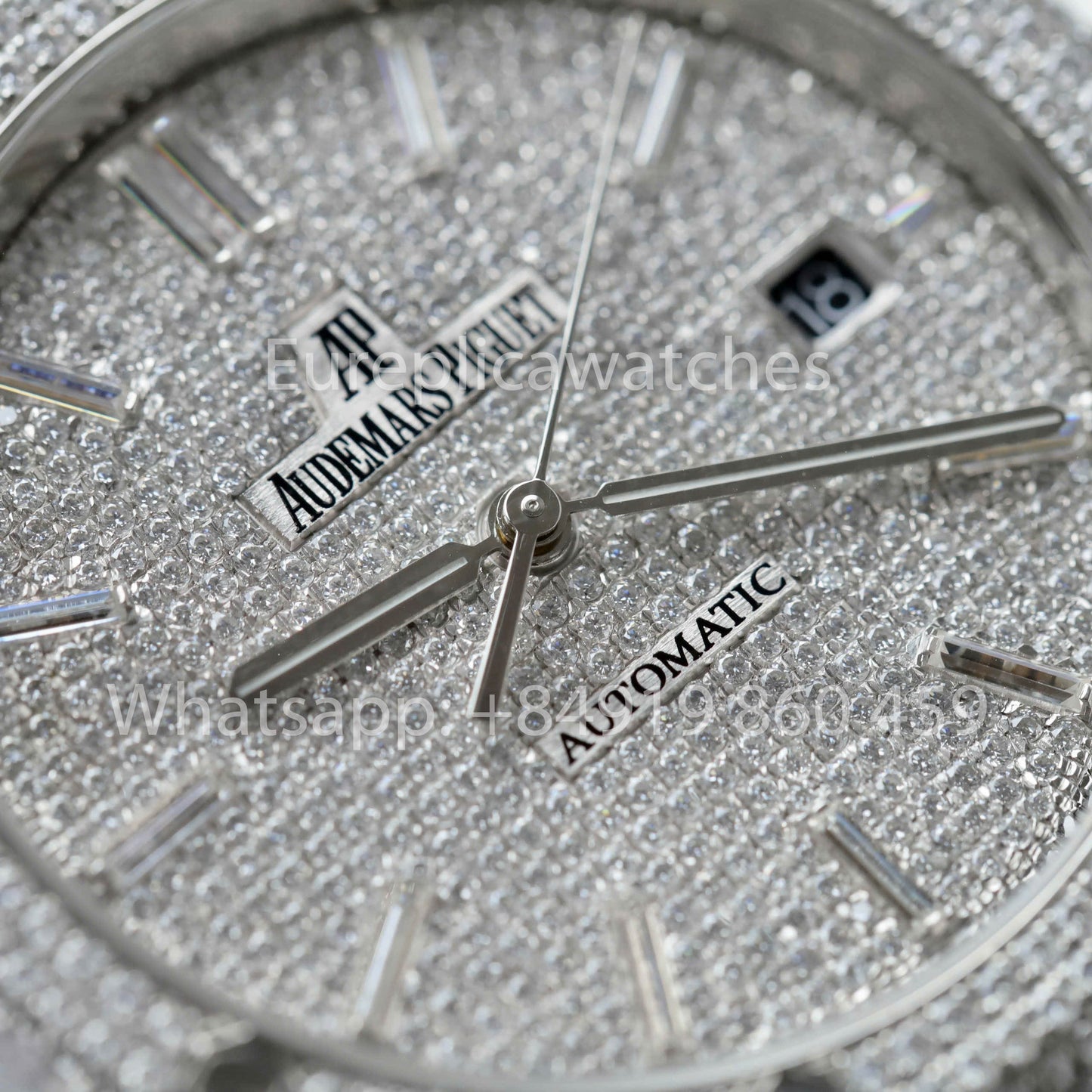 Audemars Piguet Royal Oak 15400ST 1:1 Best Edition ZF Fabbrica Custom Moissanite Stone