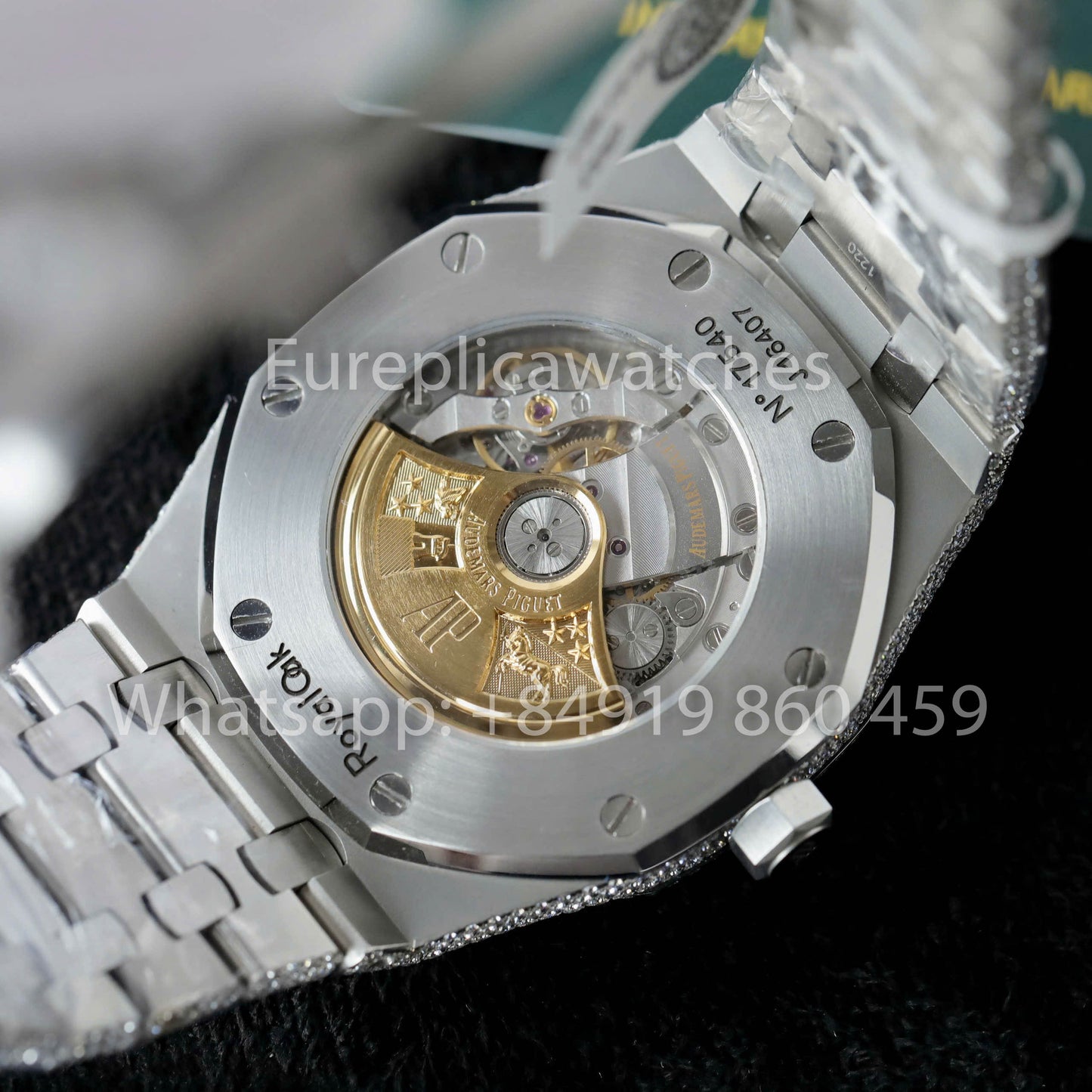 Audemars Piguet Royal Oak 15400ST 1:1 Best Edition ZF Fabbrica Custom Moissanite Stone