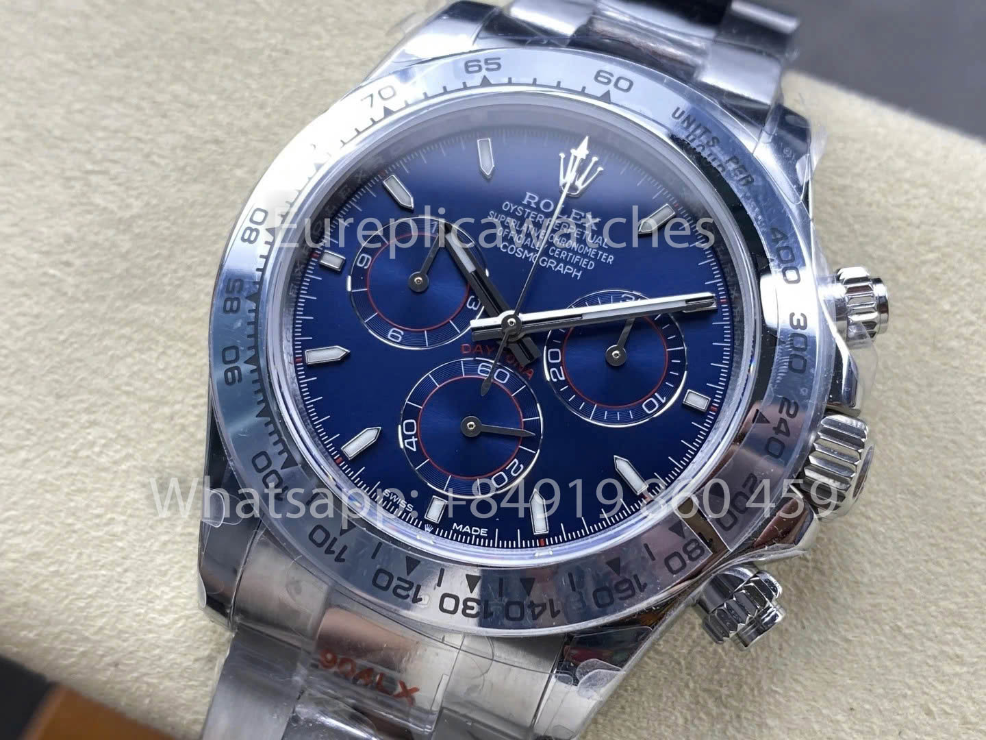 Rolex Cosmograph Daytona M126509-0005 Blue Dial QF Fabbrica versão melhor 1:1 V11