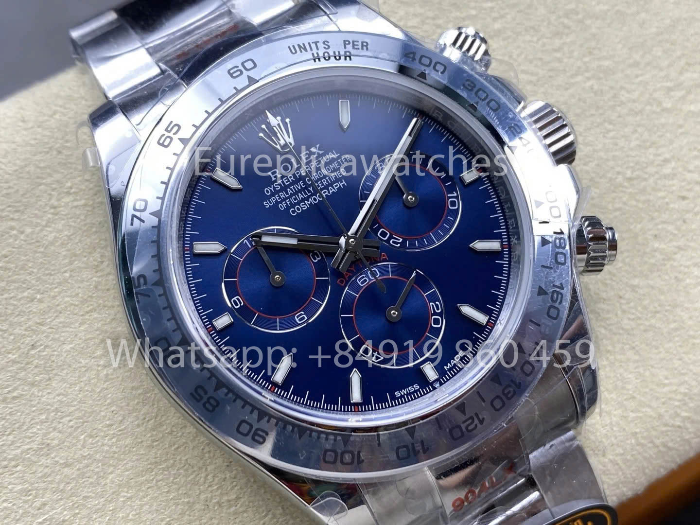 Rolex Cosmograph Daytona M126509-0005 Blue Dial QF Fabbrica versão melhor 1:1 V11