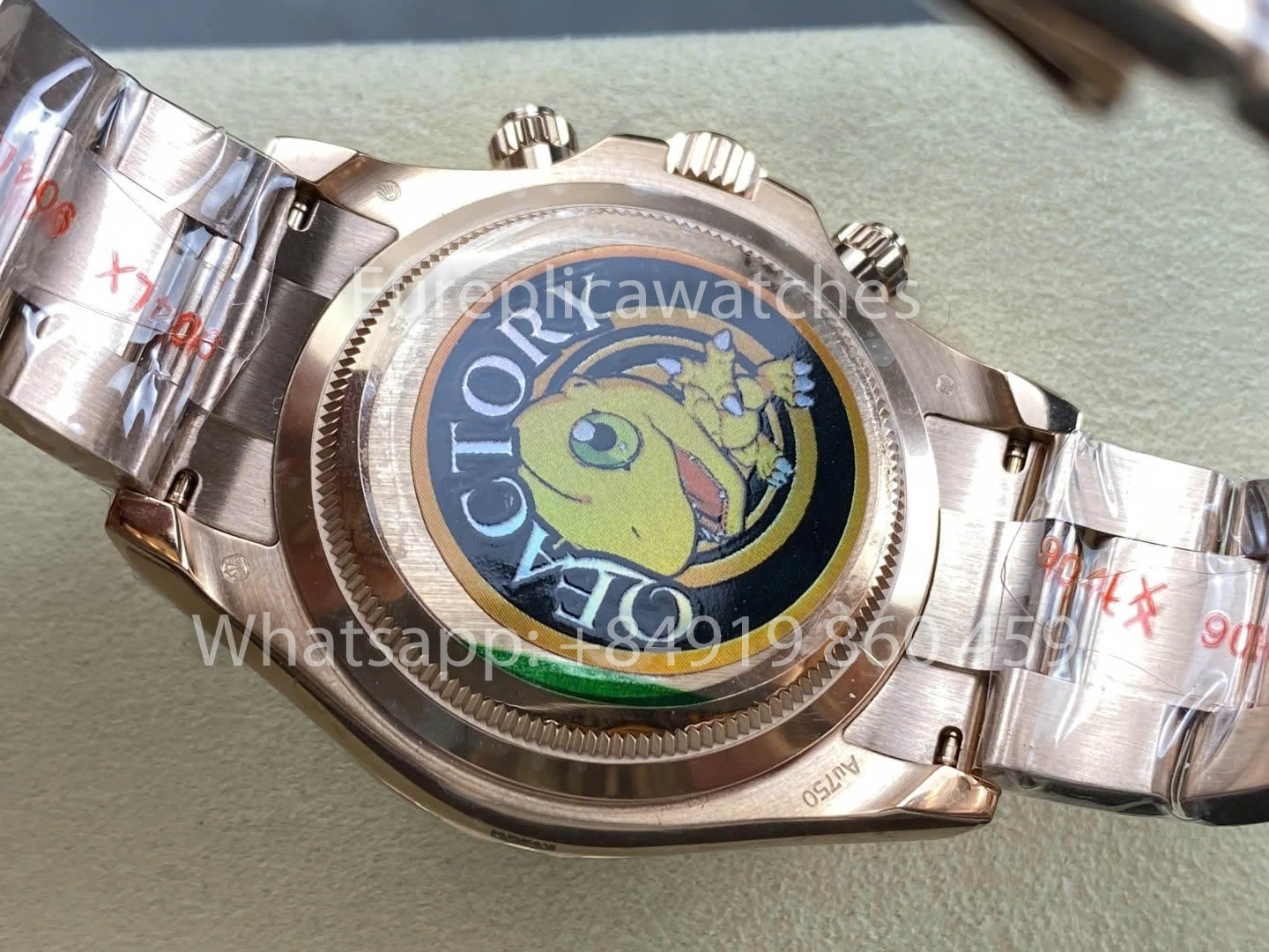 Rolex Cosmograph Daytona M126505-0005 QF Fabbrica versione migliore 1:1 Chocolate dial Rose gold