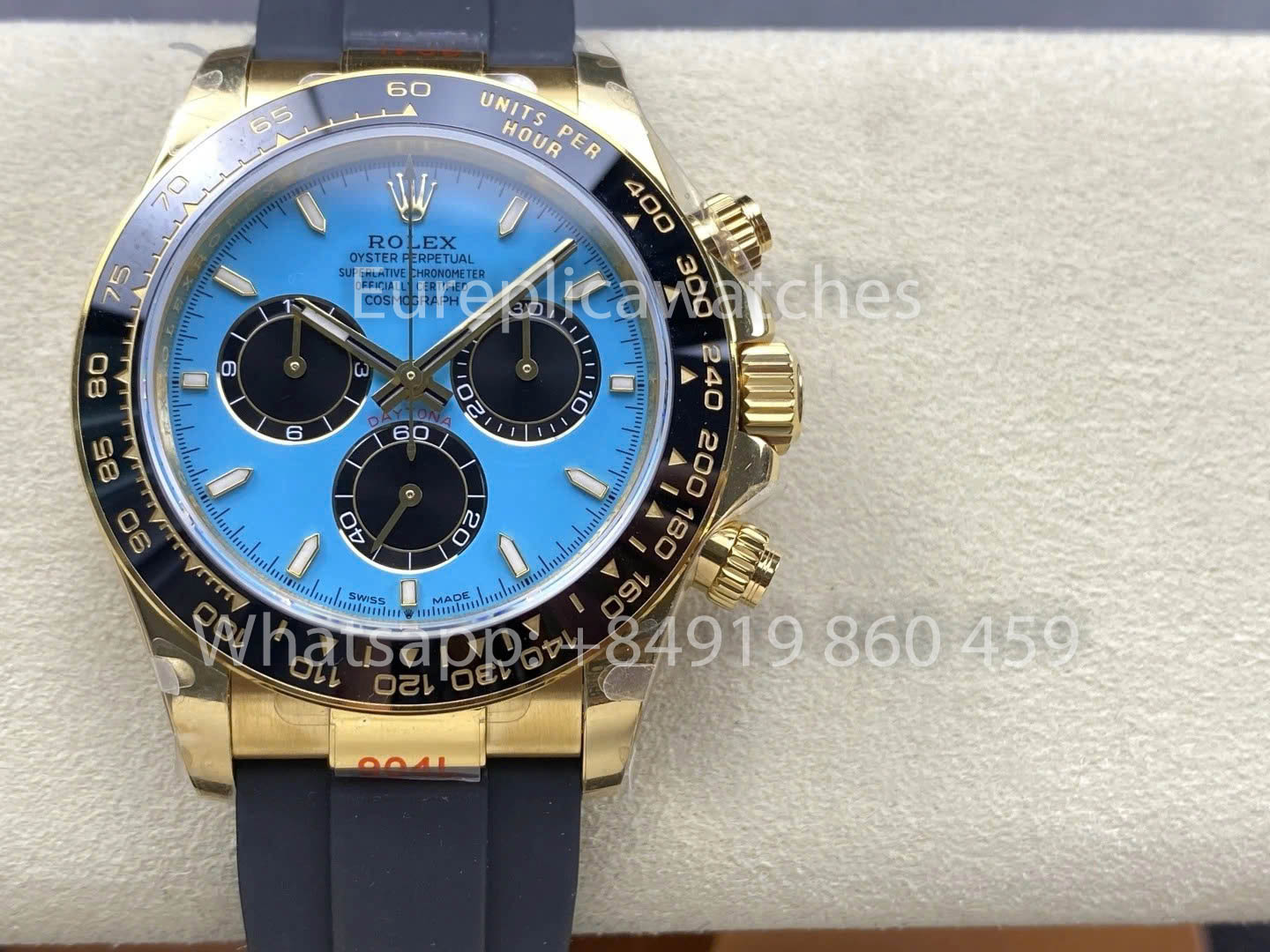 Rolex Cosmograph Daytona M126518LN QF Fabbrica versione migliore 1:1 Tiffany Dial Yellow Gold