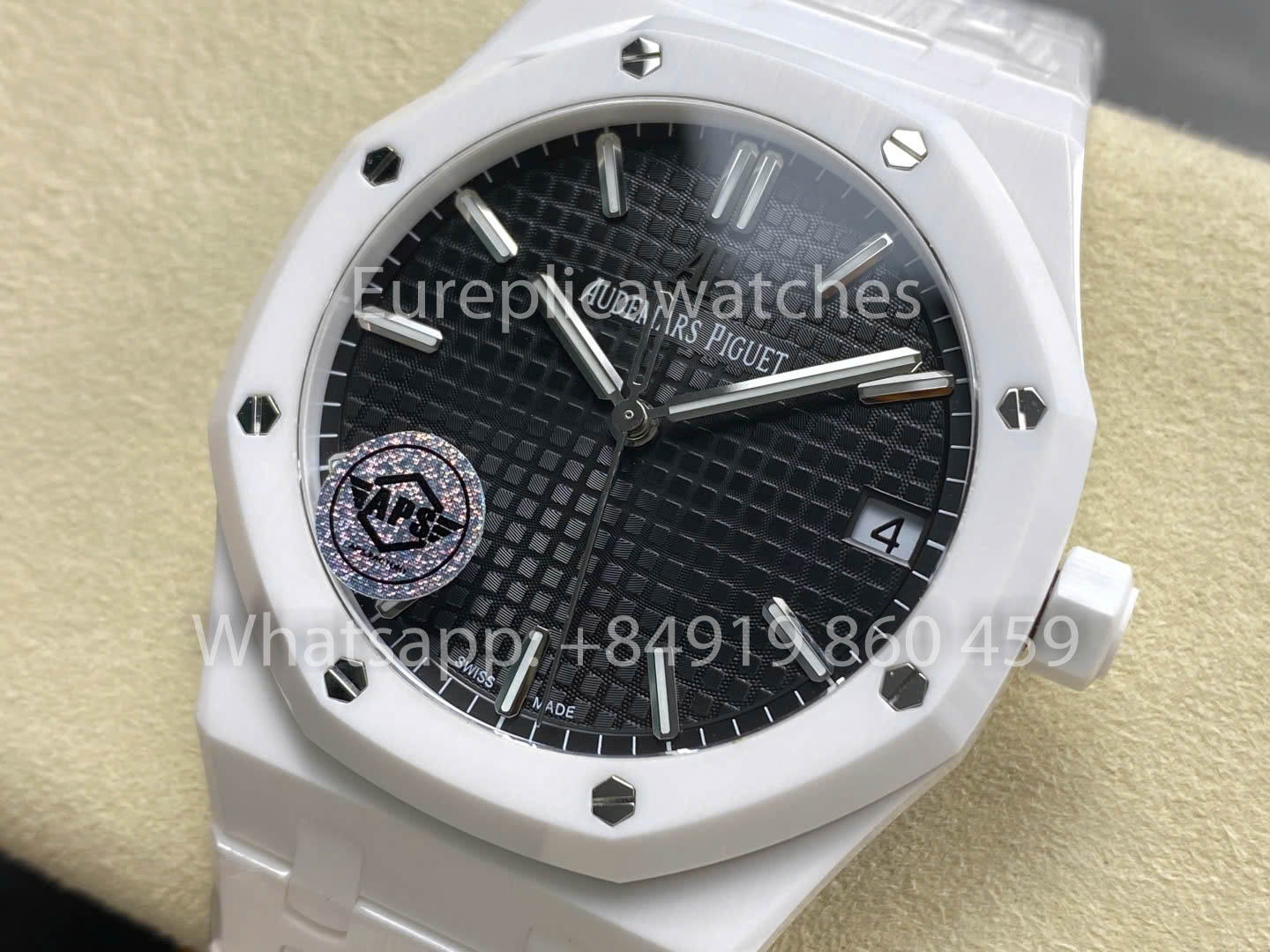 Audemars Piguet Royal Oak 15500ST quadrante nero versione migliore 1:1 ceramica APS Fabbrica
