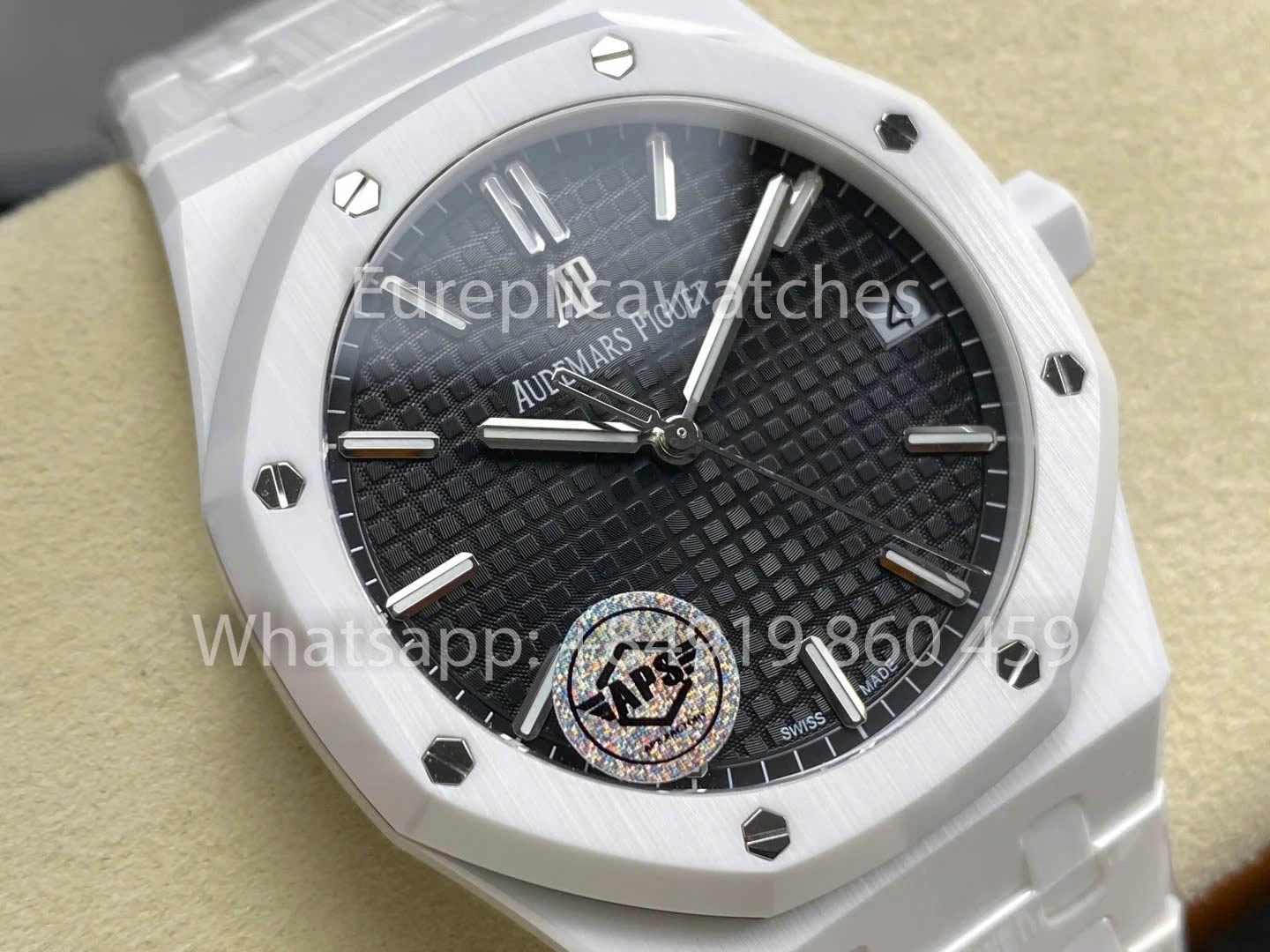 Audemars Piguet Royal Oak 15500ST quadrante nero versione migliore 1:1 ceramica APS Fabbrica