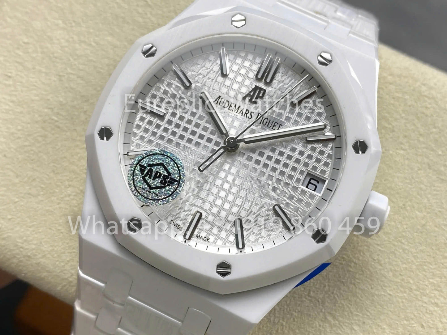Audemars Piguet Royal Oak 15500ST quadrante bianco versione migliore 1:1 ceramica APS Fabbrica