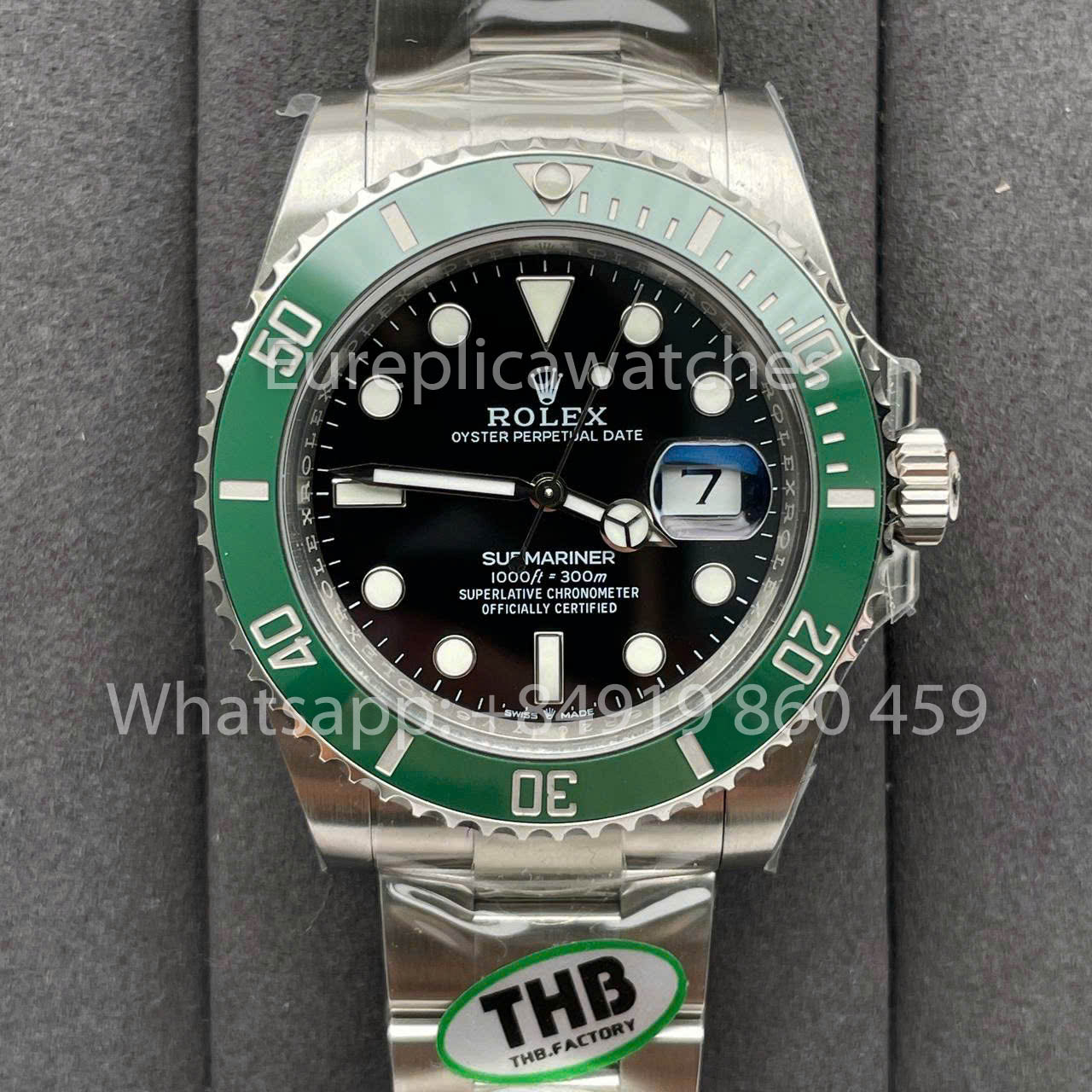 Rolex Submariner M126610LV-0002 Kermit 1:1 Super Clone THB Fabrica