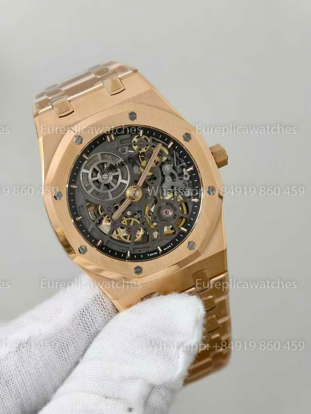 Audemars Piguet Royal Oak 16204OR.OO.1240OR.01 Skeleton Dial versione migliore 1:1 ZF Fabbrica