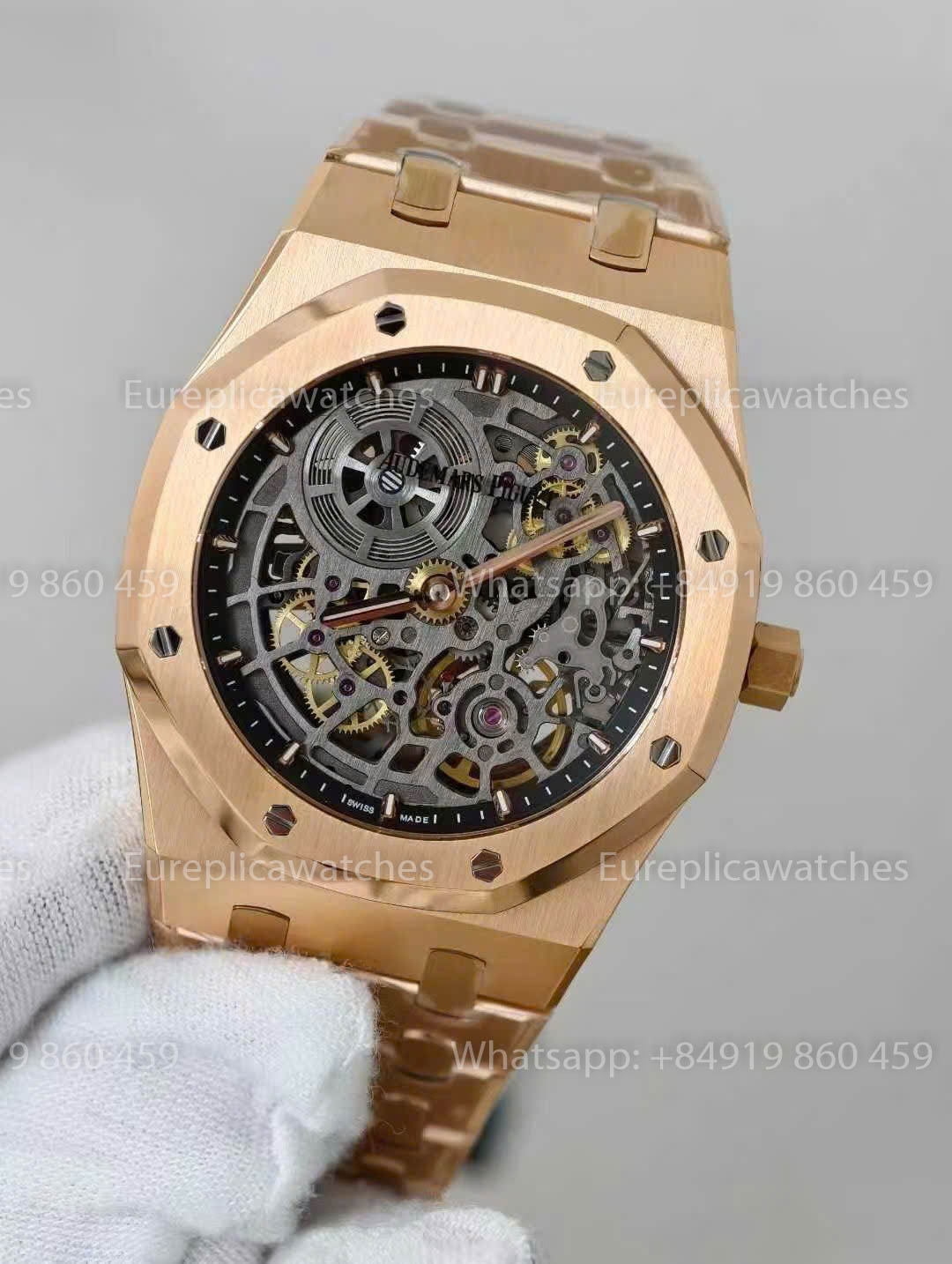 Audemars Piguet Royal Oak 16204OR.OO.1240OR.01 Skeleton Dial versione migliore 1:1 ZF Fabbrica
