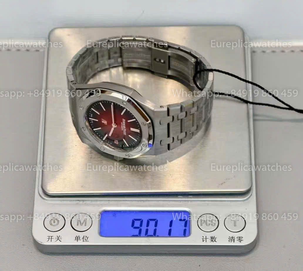 Audemars Piguet Royal Oak 16202XT “JUMBO” Extra-Thin Red Dial versione migliore 1:1 ZF Fabbrica
