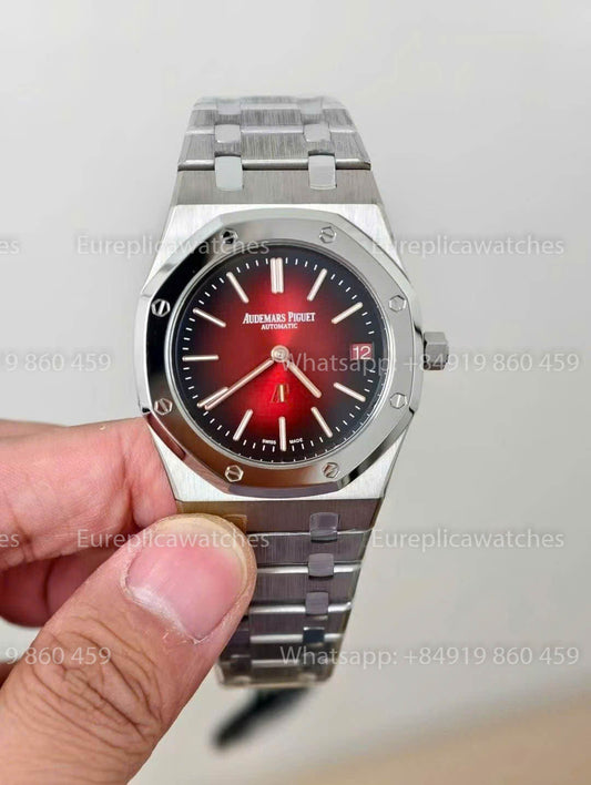 Audemars Piguet Royal Oak 16202XT “JUMBO” Extra-Thin Red Dial versione migliore 1:1 ZF Fabbrica