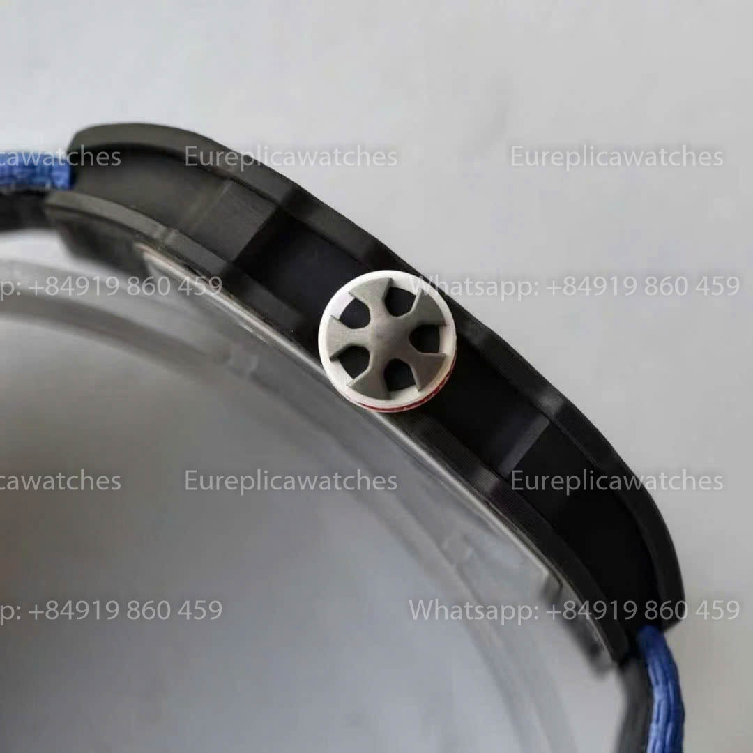 Replica Richard Mille RM67?02 quadrante France VAF Factory miglior versione 1:1 carbonio nero con cinturino blu