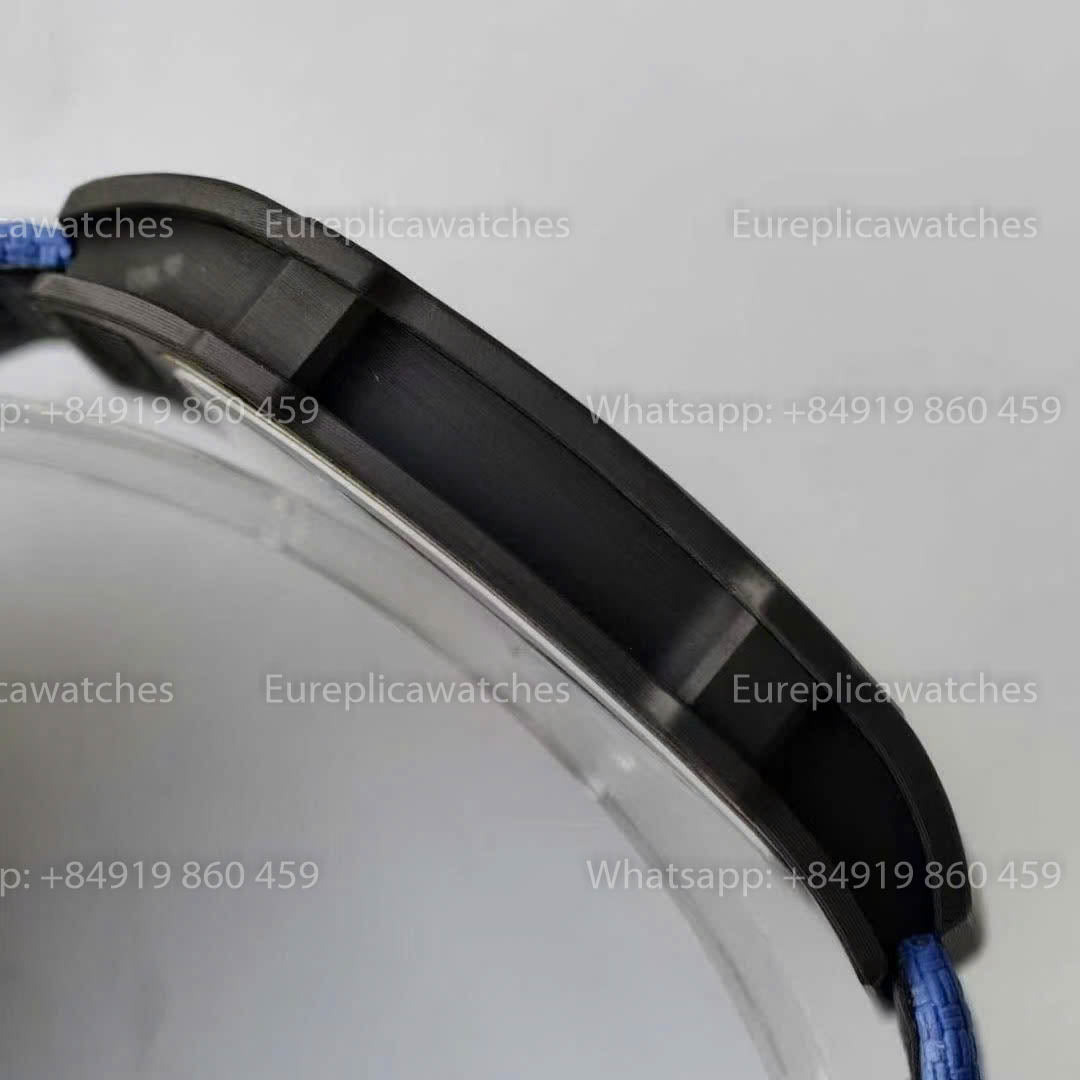 Replica Richard Mille RM67-02 quadrante France VAF Factory miglior versione 1:1 carbonio nero con cinturino blu