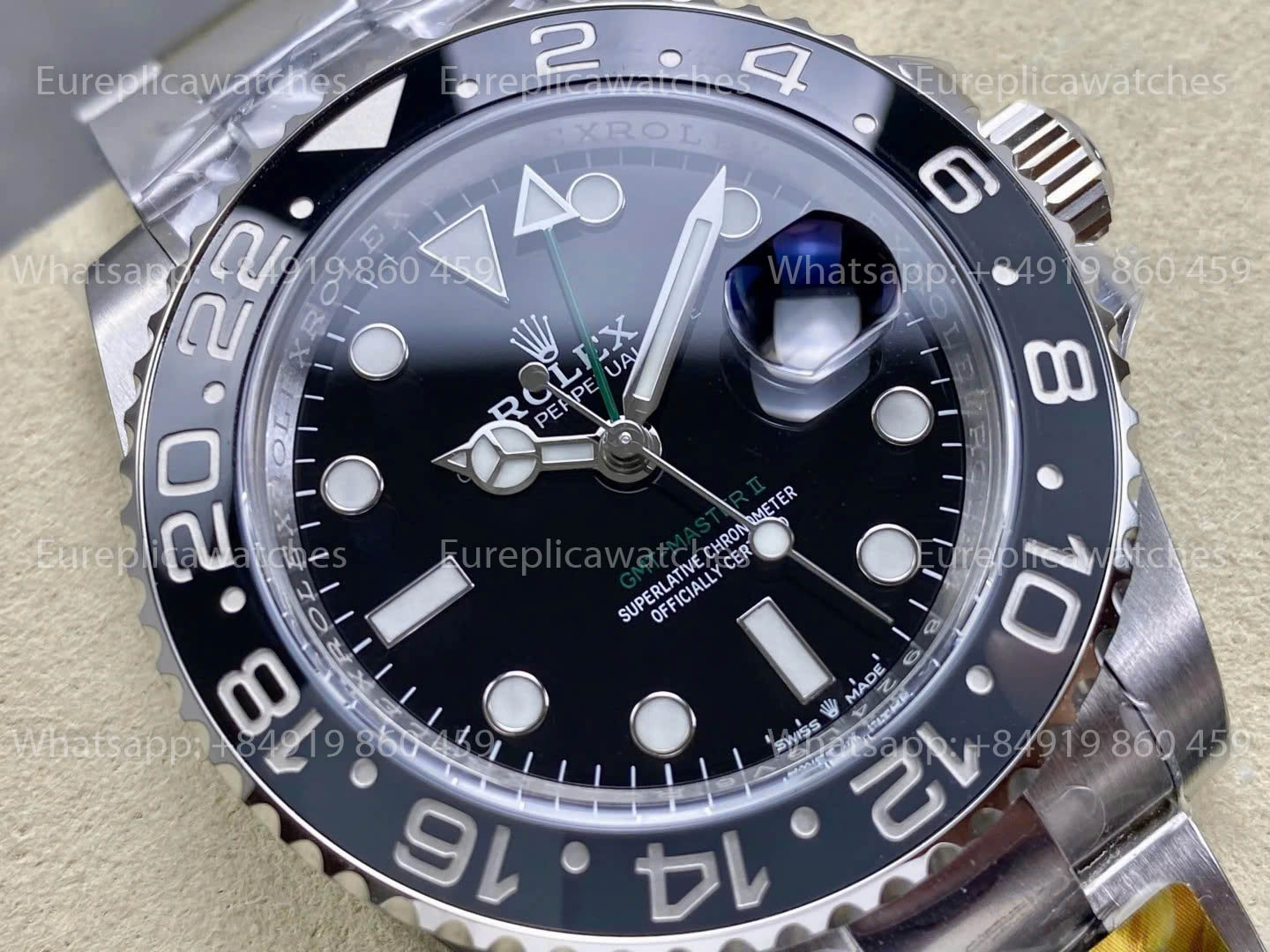Rolex GMT-Master II M126710 Bruce Wayne Batman ARF Factory miglior versione 1:1 con bracciale Oyster