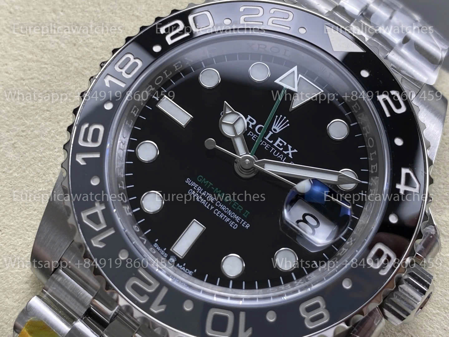 Rolex GMT Master II M126710GRNR-0003 Bruce Wayne Batman ARF Factory miglior versione 1:1