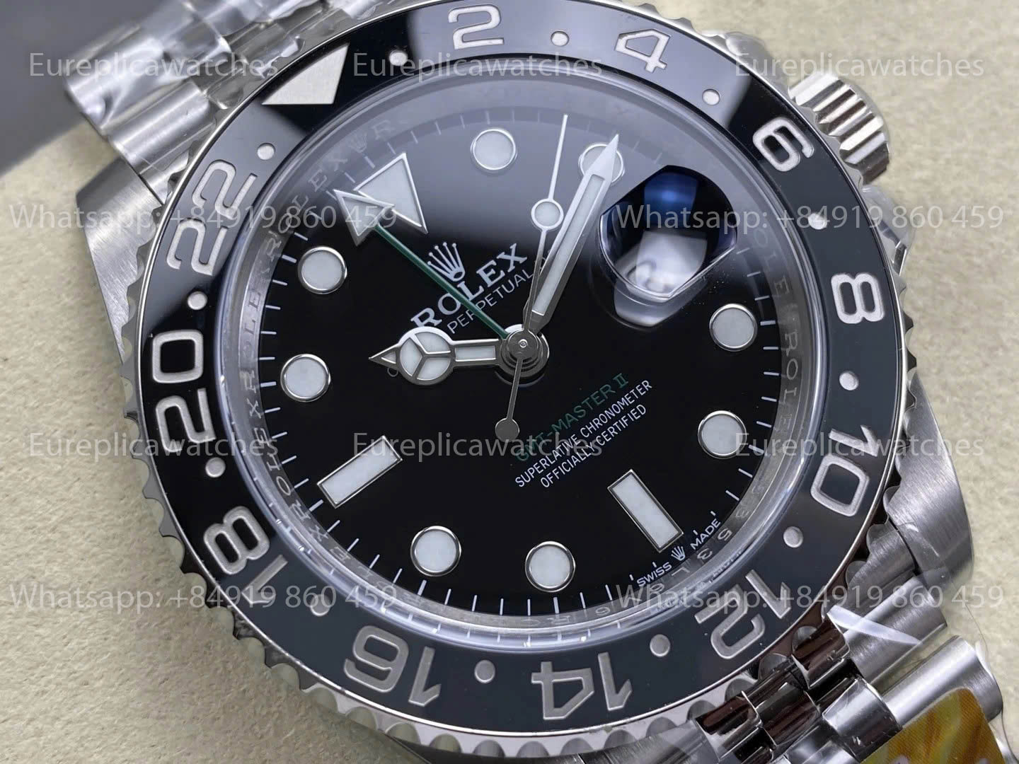 Rolex GMT-Master II M126710GRNR-0003 Bruce Wayne Batman ARF Factory miglior versione 1:1